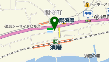 鳥平 須磨店の地図画像