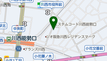 やきとり能勢の地図画像