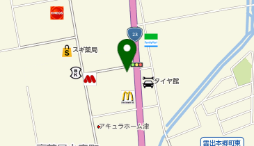 快活CLUB (23号津南店)の地図画像