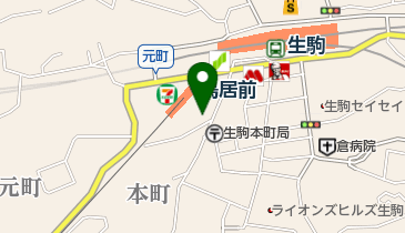 炭火焼鳥おっとりの地図画像