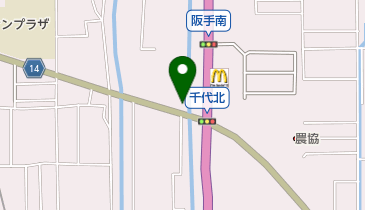 鶏自慢 くっくの地図画像