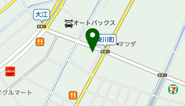 焼き鳥朱雀の地図画像