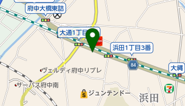 やきとり雷鳥の地図画像