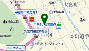 焼鳥びんびんの地図画像