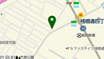 炭火家串丸の地図画像