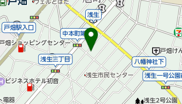 焼とり浅生の地図画像