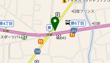 五十三萬石原店の地図画像