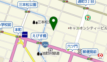 新龍月やきとりの地図画像