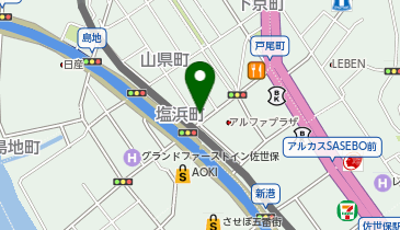 居酒屋あんたが大将の地図画像