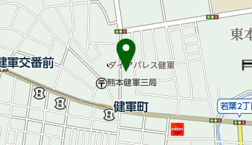 大番外 健軍店の地図画像