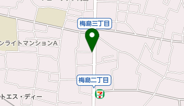 ラーメン梅 (梅島店)の地図画像