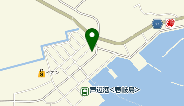 筑豊ラーメン ばさらか 壱岐店の地図画像