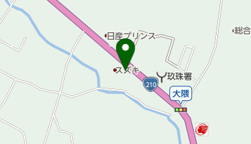 味千ラーメン くすの地図画像