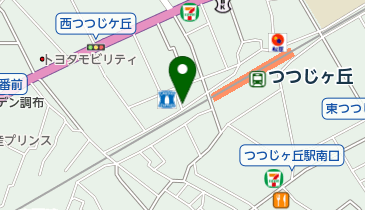 沖縄料理ちゅらの地図画像