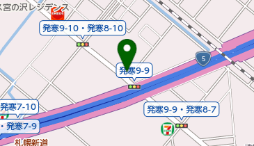 ロスティーハウスの地図画像