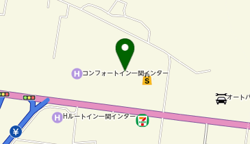 ゆ レストラン古戦場の地図画像