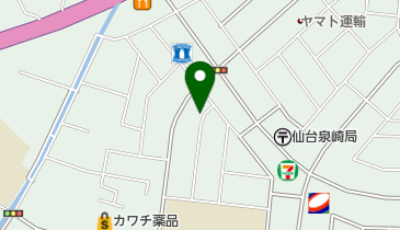 ハンバーグ 支倉 泉崎店の地図画像