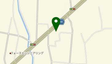 レストランシャレーの地図画像