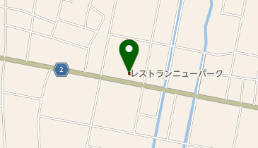 レストランニューパークの地図画像