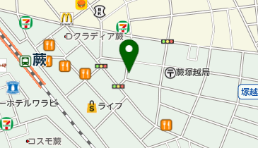 Kitchen街路樹の地図画像