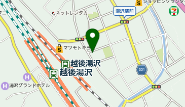 レストランゆざわの地図画像