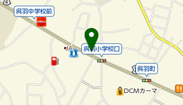 ファミリーレストラン三ちゃんの地図画像