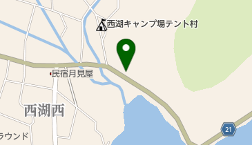 西湖レストハウスの地図画像