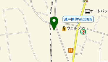 レストランかしわの地図画像