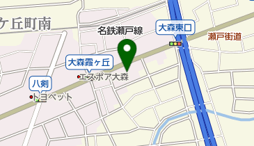 ハンバーグハウス気楽家の地図画像