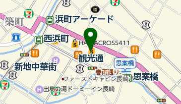 浜屋百貨店ファミリーレストランの地図画像