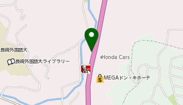 庄屋時津店の地図画像