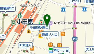 ろばた焼 城欄の地図画像