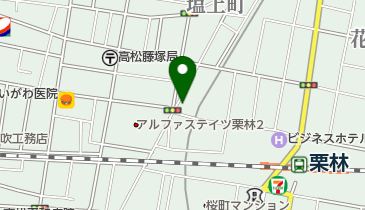 炉ばた焼 活魚料理 うろこの地図画像