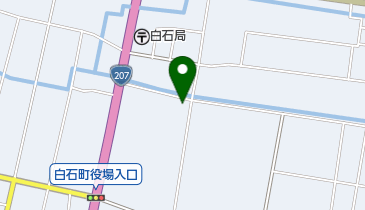 炉ばた焼大作 白石店の地図画像