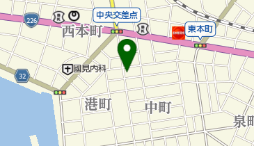 呑喰厨房ふくろうの地図画像