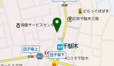 千駄木 鮨隆の地図画像