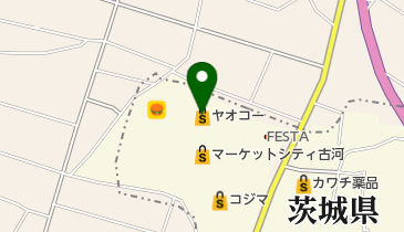 サーティワンアイスクリーム マーケットシティ古河店の地図画像