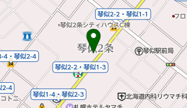 サッポロ珈琲館 琴似店の地図画像