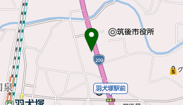 ウエスト 筑後店の地図画像