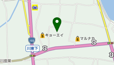 セルフうどんぼっこ屋 川東店の地図画像