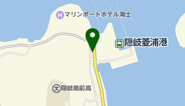 隠岐牛店島生まれ、島育ちの地図画像