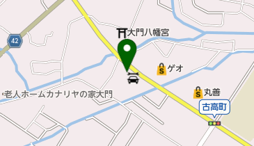 お好み焼まるの地図画像