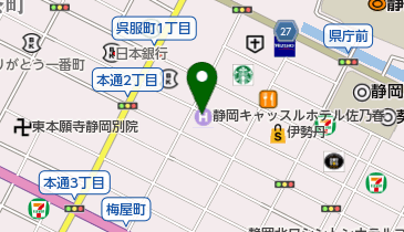 地鶏料理 椛の地図画像