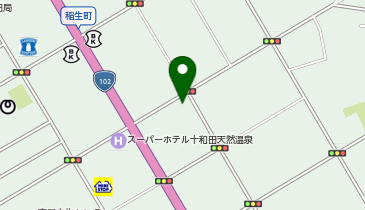 焼肉ホルモン はなまるの地図画像