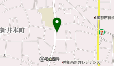 優食ダイニングジパング 西新井の地図画像