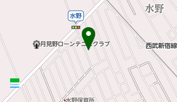若葉寿しの地図画像