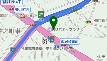 割烹 かつらぎの地図画像