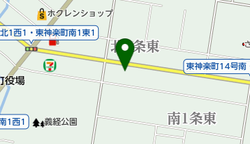 よねちゃん食堂の地図画像