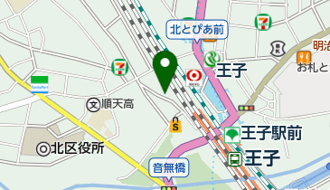 珈琲館 王子西口店の地図画像