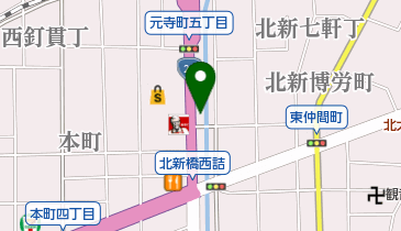やきとり大吉 元寺町店の地図画像